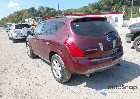 2005 Nissan Murano Se из США, поврежденный, VIN JN8AZ08W95W403129